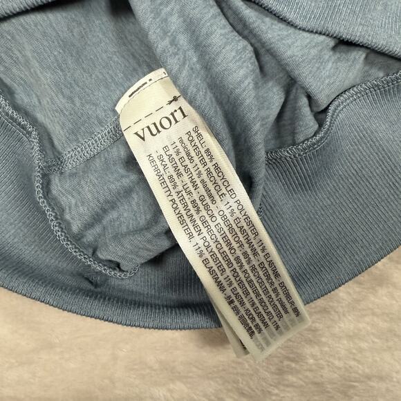 Vuori Halo Modern Pullover Hoodie Women's Size L Blue Gym Performance Activewear - Picture 4 of 7